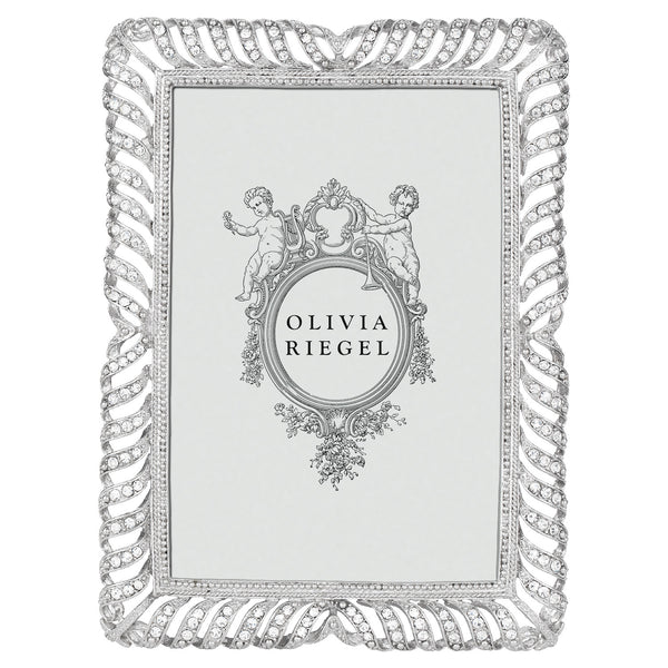 Load image into Gallery viewer, Olivia Riegel Silver Palmer 4&quot; x 6&quot; Frame

