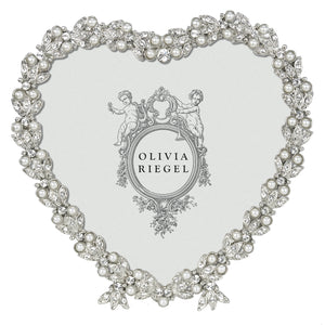 Olivia Riegel Silver Contessa Heart 3.5" Frame