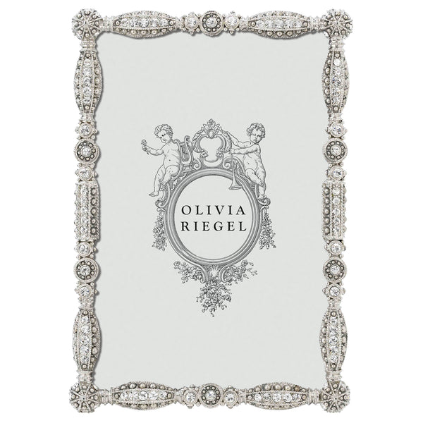 Load image into Gallery viewer, Olivia Riegel Silver Asbury 4&quot; x 6&quot; Frame
