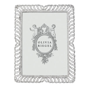 Olivia Riegel Silver Palmer 5" x 7" Frame