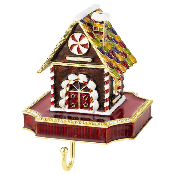 Load image into Gallery viewer, Olivia Riegel Gingerbread Box Stocking Holder
