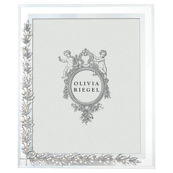 Load image into Gallery viewer, Olivia Riegel Silver Laurel 8&quot; x 10&quot; Frame
