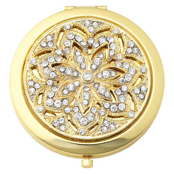 Load image into Gallery viewer, Olivia Riegel Gold Windsor Compact
