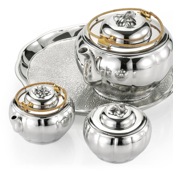 Load image into Gallery viewer, Royal Selangor Gift-boxed Melon Tea Set
