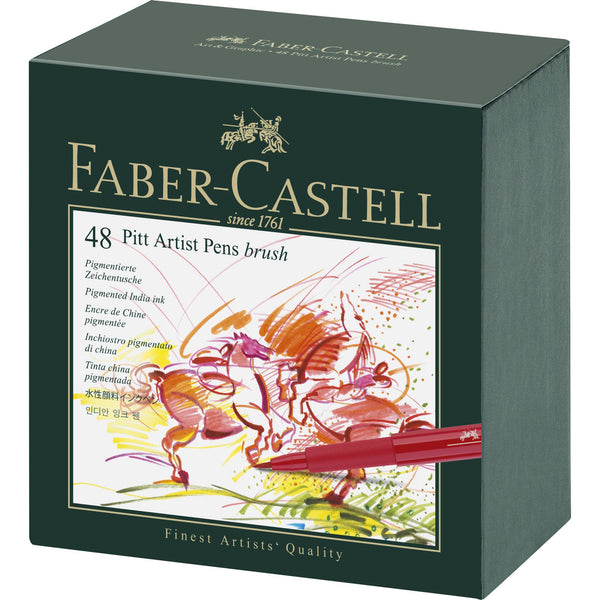 Load image into Gallery viewer, Faber-Castell Pitt Artist Pen® Brush - Gift Box of 48
