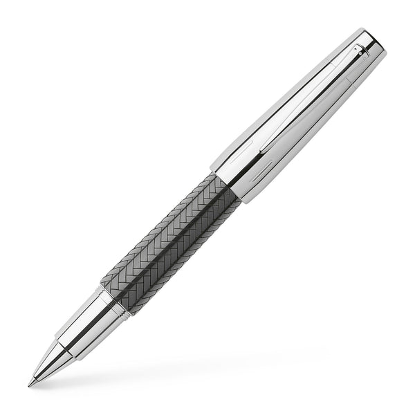 Load image into Gallery viewer, Faber-Castell e-motion Rollerball Pen - Parquet Black
