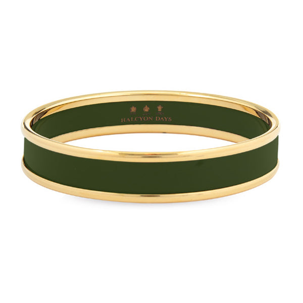 Load image into Gallery viewer, Halcyon Days &quot;Green &amp; Gold&quot; Bangle
