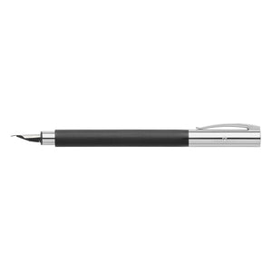 Faber-Castell Ambition Fountain Pen, Black Resin