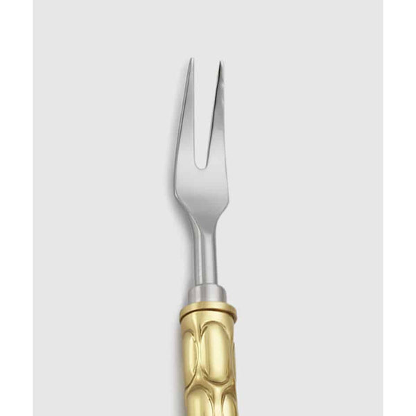 Load image into Gallery viewer, Mary Jurek Design Helios Brass Cocktail Fork 4 pc
