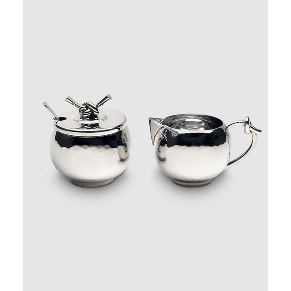 Load image into Gallery viewer, Mary Jurek Design Helyx Cream &amp; Sugar Set with Knot

