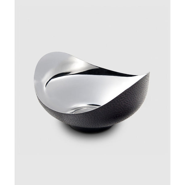 Load image into Gallery viewer, Mary Jurek Design Northstar Crescent Bowl with Black Nickel 12&quot;
