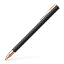 Load image into Gallery viewer, Faber-Castell NEO Slim Rollerball Pen - Black Matte and Rose Gold