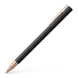 Faber-Castell NEO Slim Rollerball Pen - Black Matte and Rose Gold