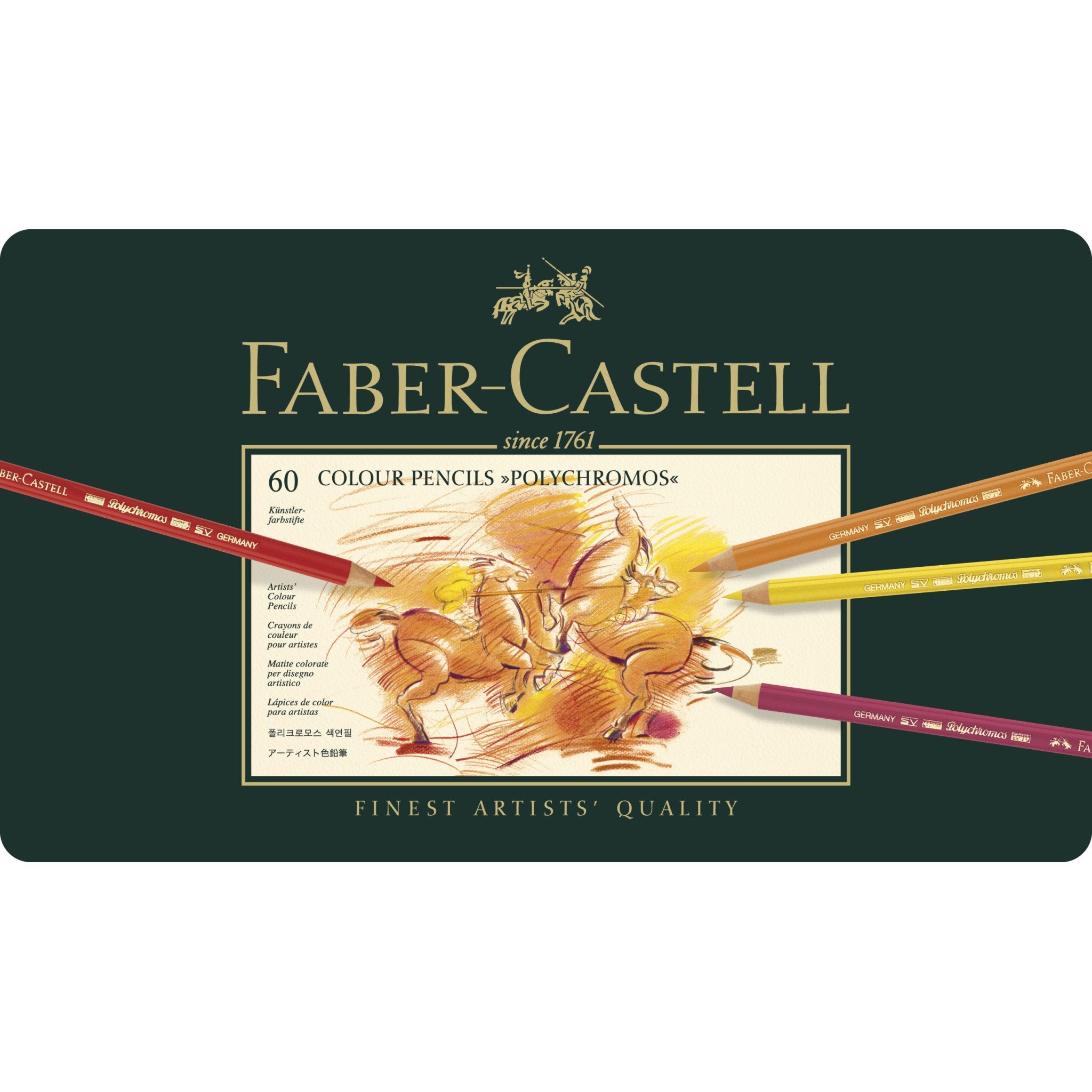 Faber-Castell Polychromos® Artists' Color Pencils - Tin of 60 – Lifelong  Collectibles
