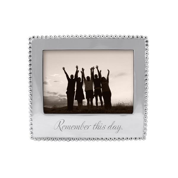 Mariposa REMEMBER THIS DAY Beaded 5x7 Frame