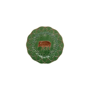 Bordallo Pinheiro Woods Snack Plate Boar, Set of 4