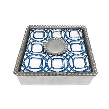Load image into Gallery viewer, Mariposa Round Pearl Beaded Napkin Box