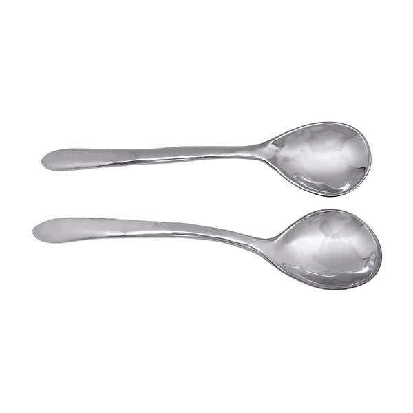 Load image into Gallery viewer, Mariposa Shimmer Salad Servers
