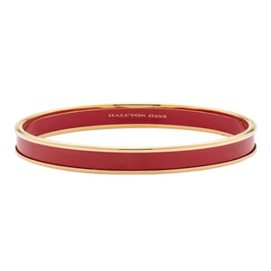 Halcyon Days 6mm Red - Gold - Bangle