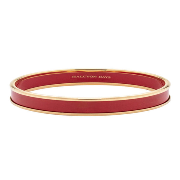 Load image into Gallery viewer, Halcyon Days 6mm Red - Gold - Bangle
