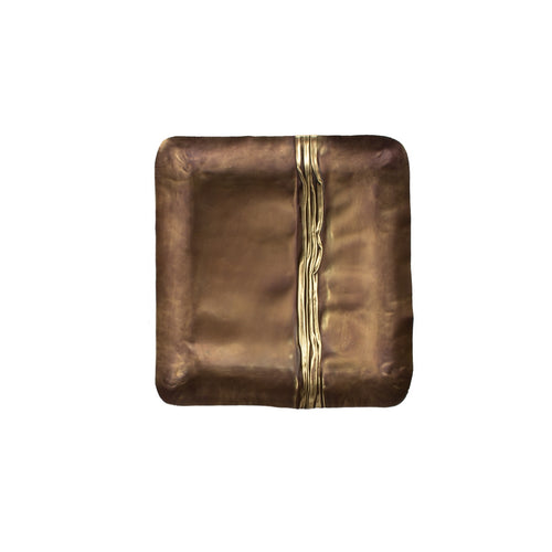 Quest Collection Bronze Square Tray