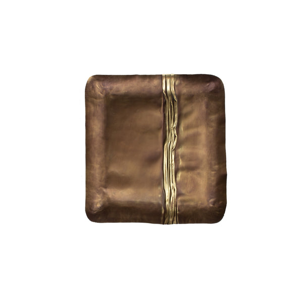 Load image into Gallery viewer, Quest Collection Bronze Square Tray
