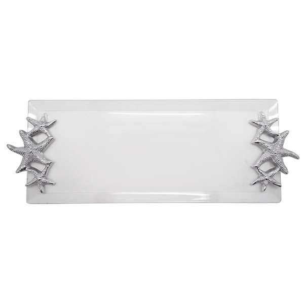 Load image into Gallery viewer, Mariposa Starfish Handle Acrylic Tray
