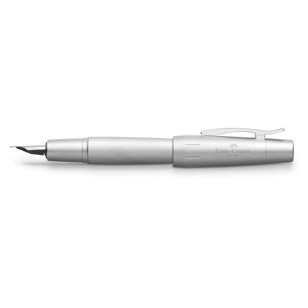 Load image into Gallery viewer, Faber-Castell e-motion Fountain Pen, Pure Silver
