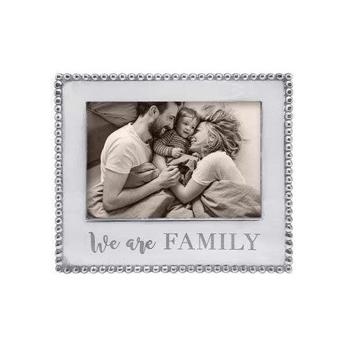 Mariposa WE ARE FAMILY Beaded 5x7 Frame