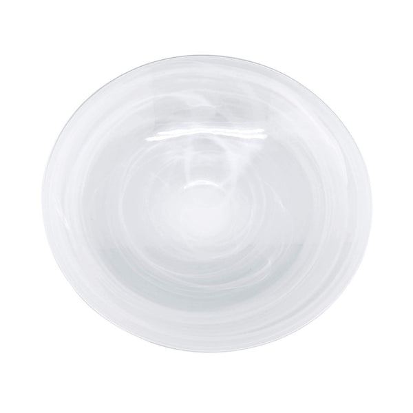 Load image into Gallery viewer, Mariposa White Alabaster Serving Bowl

