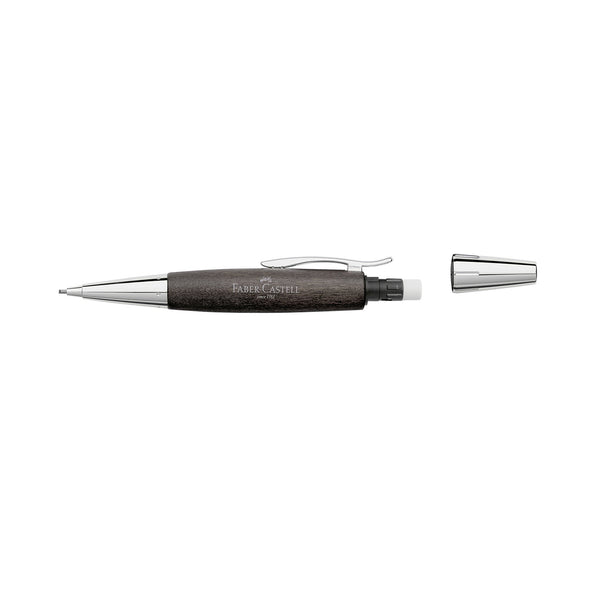 Load image into Gallery viewer, Faber-Castell e-motion Wood and Chrome Propelling Pencil - Black

