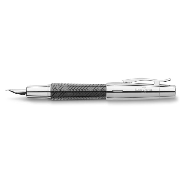 Load image into Gallery viewer, Faber-Castell e-motion Fountain Pen, Parquet Black
